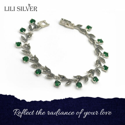 Green bracelet 01 - Lilisilver.com